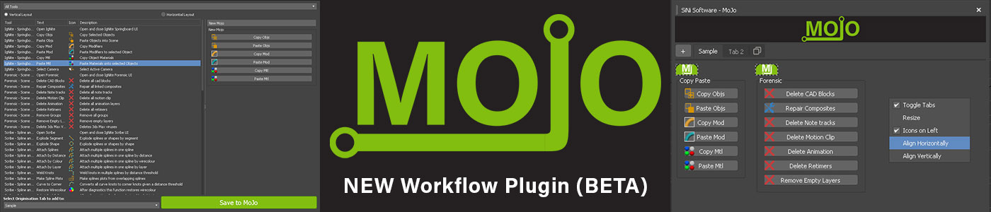 Sini Mojo 3ds Max plugin BETA release